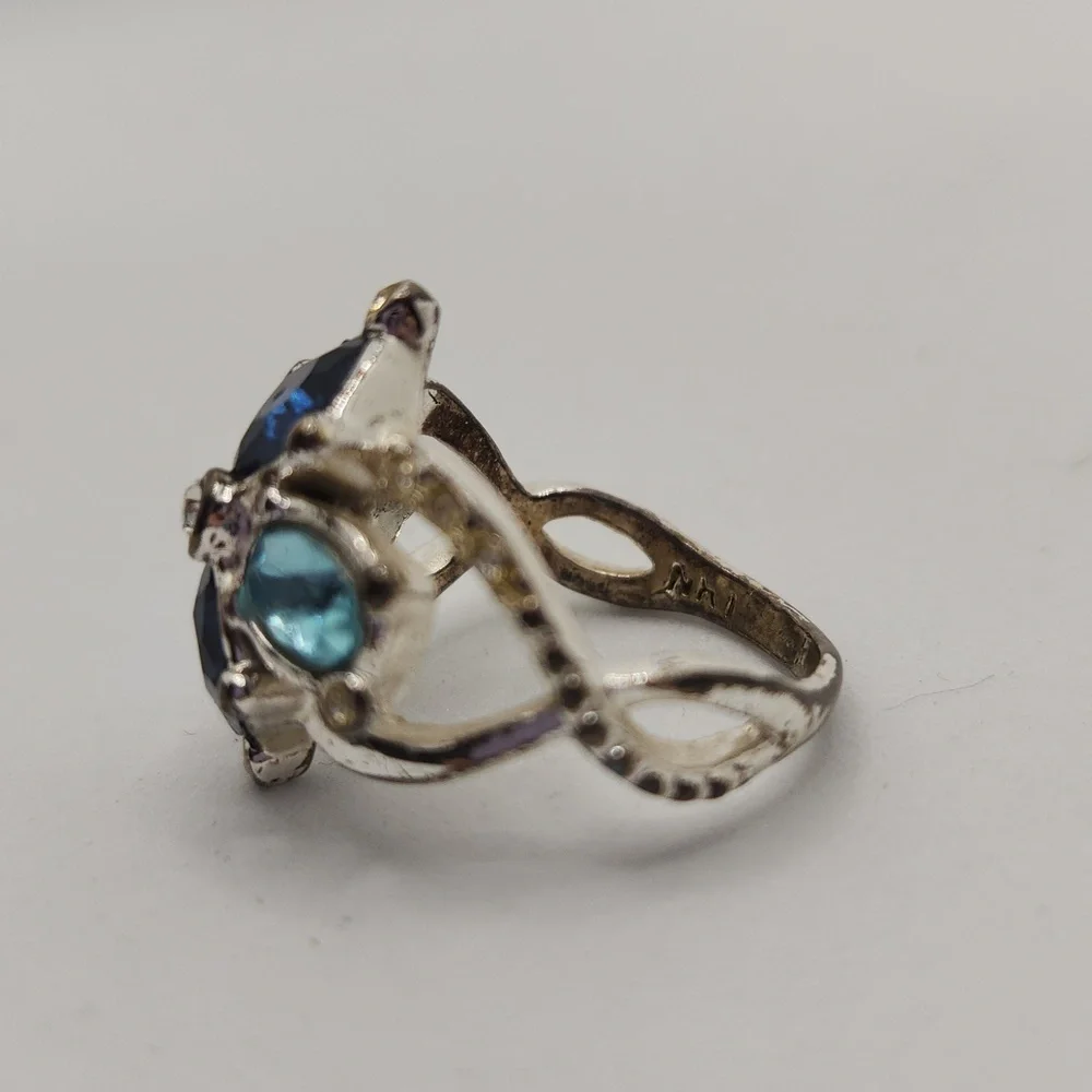 AVON BLUE TONE RING - Picture 2 of 4